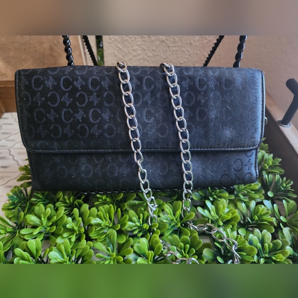 Celine Triomphe Vintage cloth Wallet on unbranded chain - Picture 6 of 13